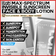 iLab Max-Spectrum Invisible Sunscreen Face & Body Lotion