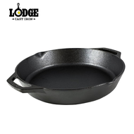 Lodge 12 Inch Seasoned Cast Iron Dual Handle Pan