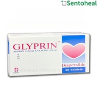 Glyprin 30 tablets - Aspirin 100mg & Glycine 45mg/ Generic of Cardiprin