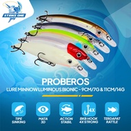 PROBEROS Fishing Bait Minnow Sinking 9cm / 7g & 11cm / 14g - DW470