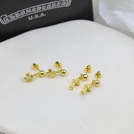 克羅心chrome hearts耳環earrings