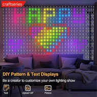 CRAFTSERIES Smart Curtain Light App Control Personalized selection Party Festival Christmas Wedding 