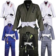 Hawk Sports Brazilian Jiu Jitsu Gi for Kids, Ultra-Light Extra Tough Premium Fabric Kids BJJ Gi