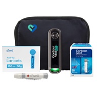 O Well Contour NEXT ONE Blood Glucose Kit (Contour NEXT ONE Meter, 50 Test Strips, 50 Lancets)