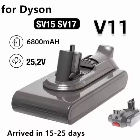 Battery used for Dyson V15 V11 SV22 Oversize SV17, V15 Detect Absolute/Extra. V11 Absolute Extra/Pro