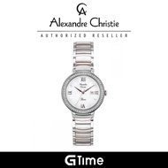 [Official Warranty] Alexandre Christie 2698LDBTRMS Women's Silver Dial Stainless Steel Strap Watch