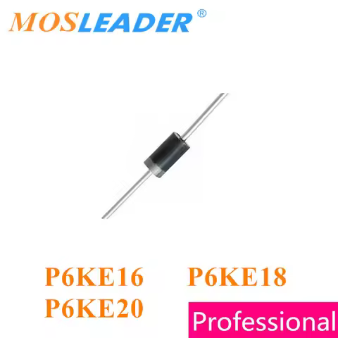 Mosleader P6KE16 P6KE18 P6KE20 DO-15 1000PCS 600W P6KE16A P6KE18A P6KE20A P6KE16CA P6KE18CA P6KE20CA