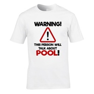 Pool Mens T-Shirt 8 9 Ball Snooker Cue Sport Hobby Team Club Funny Gift Idea