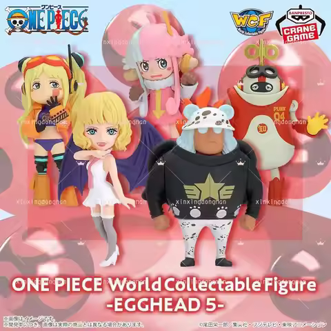 Original BANPRESTO One Piece WCF Atlas Pythagoras Stussy S-Bear York Egghead Vol.5 Anime Action Figu