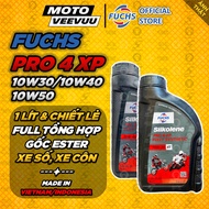 [MTVV] FUCHS SILKOLENE Pro 4 Lubricant Oil 10W40 10W30 10W50 XP 4T 1L New Model<END>