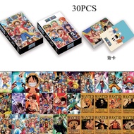 Bandai | One Piece Collected Cards 92 LOMO Cards One Piece Wanted Notice Double Sided HD Color Print