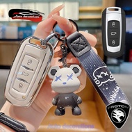 Proton car key case suitable For Proton X70 X50 X90 S90 S70 key covers gold edge/silver edge keychai