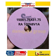 Kinik 6 inch 1 A 150 x 1.75 x 31.75 RA 100 N8V Grinding Stone