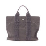 【二手】愛馬仕 HERMES 托特包 Herline PM 灰色帆布 Herline 托特包 PM 女士二手 B