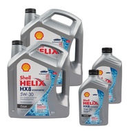 (เก็บคูปองลดเพิ่ม 300 บาท!!) SHELL น้ำมันเครื่อง HELIX HX8 5W-30 5W30 ดีเซล คอมมอนเรล สังเคราะห์แท้