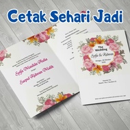 Print Invitation Size 2 x A5 (Fold)