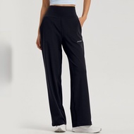 Andar Womens Loose Straight Leg Pants High Waist Tummy Control Breathable Quick Dry Outdoor Casual R