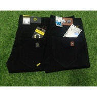 HITAM Men's black jeans / dark black slimfit jeans / dark black pencil jeans