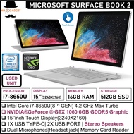 Microsoft Surface  Book 1, Book 2 , Book 3 Core i7/i5-8th Gen 13.5 inch Touchscreen upto 1tb Win 11