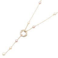 [Pre-owned] Cartier Pearl Necklace, Neck Circumference 38/41.5cm, K18 (Yellow Gold) / K18WG (White G