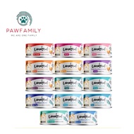 <BUNDLE OF 24> Loveabowl Tuna & Chicken Broth Cat Can Wet Food 70g