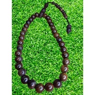 tasbih gaharu grade A 8mm tasbih gaharu tasbih kayu gaharu wangi kalung pria kalung tasbih gaharu ka