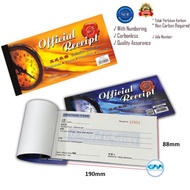 SBS Official Receipt Book With Numbering | Buku Resit Rasmi | 正式收据 | NCR & Non-NCR Official Receipt 