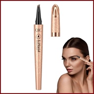 4-Point Liquid Eyebrow Pencil Four Fork Tips Eyebrow Pencil Long Lasting Waterproof Brow Pencil 4-Ti