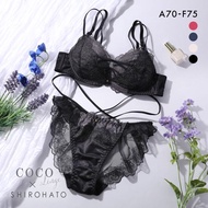 COCO Linge X SHIROHATO sexy rose bra panties set (Sizes A-F)(42P327332)(Direct from Japan)2