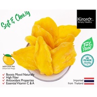KIRORO imported Thailand Premium Grade Dehydrated Mango/Nak Dok Mai Dry Mango/泰国进口特级芒果干/金水仙芒果/100% N