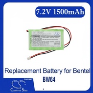 Cameron Sino Replacement Battery Bentel BW64 PN BW-B72K