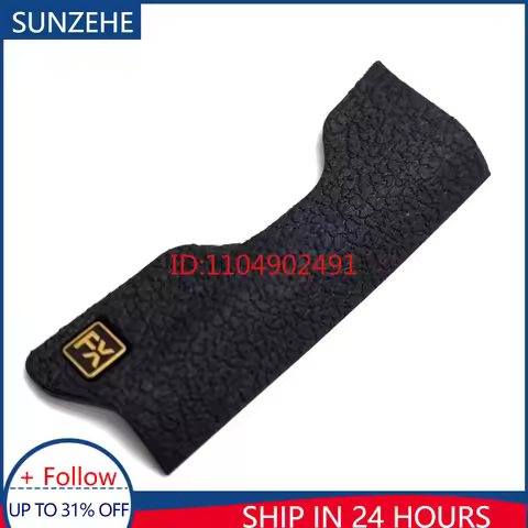 New Original Left Side Shell Rubber Decorative Leather +FX Nameplate for Nikon D780 Camera Repair Ac