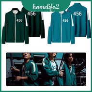 Colored Bold Trendy Squid Game Coat Jacket Sport 456 Netflix Kdrama Inspired Outerwear Mens Comforta
