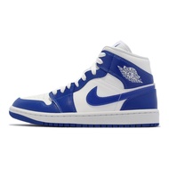 [Fengjia FUZZY] Air Jordan 1 MID Kentucky Blue Women's Shoes BQ6472-104