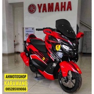 PAKET FULLBODY NEW YAMAHA NMAX 2020 PREDATOR PERPADUAN WARNA MERAH DAN HITAM