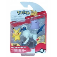Pokemon Clip n Go Battle Feature Figure Multi-Pack Action Ready Pack Plus Sticker (Absol Pikachu and