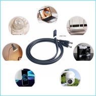RUN Type C Input To Two DC5521 Male Output Power Cord For Photographer Studio Gear