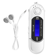MP3 Player with Earphone 8GB, Portable Music MP3 USB Player with LCD Screen FM Radio for Walking Running