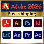 Adobe 2026Photoshop Illustrator InDesign Lightroom Acrobat PRO Audition InDesign Latest Version 2025