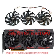 87mm DC 12V 7Pin RX5700XT GPU Cooler Fan For ASUS Rog Strix RX 5600 XT 5700 5700XT RX5700 Graphics C