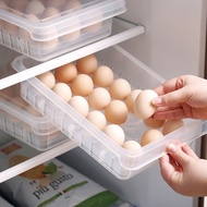 霜山｜可疊式冰箱用18格雞蛋透氣保鮮盒-3入