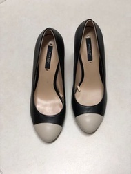 全新ZARA 高踭鞋 CHANEL黑白斯文款 3吋