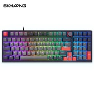 [thai keys]  GK980 Skyloong คีย์บอร์ด gaming keyboard Hot-swappable 98%s RGB Gaming keyboard compati