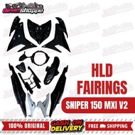 HLD FAIRINGS FOR SNIPER 150 MXI V2 BLACK