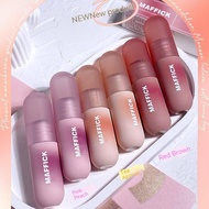 Maffick Color Mist Mousse Lip Mud Small Color Elastic Plain Face Lipstick Pink Peach Yellow Skin Student Party Cheap Female Lip Gloss