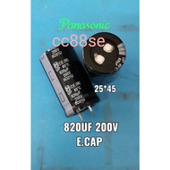 820UF 200V ELECTROLYTIC CAPACITOR 25*45 PANASONIC MATSUSHITA