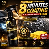 【CP CAR Detailer】MINI Quick Coating 250ml Spray Coating Car Nano Coating Car Coating Ceramic Coating