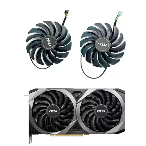 Nieuwe 95Mm PLD10010S12HH Rtx 3070 Ventus 2X Gpu Fan, Voor Msi Rtx 3060 3060TI 3070 Ventus 、 rx 6600