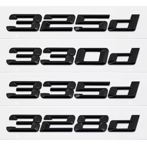 For BMW G20 G21 G28 F30 F31 F34 F35 E90 E91 E92 E93 E46 DIY Sticker Rear Trunk Badge Plastic Decal 3