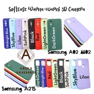 SoftCase Macaron 3D Camera Samsung A02 M02 A21S Colorful Candy Casing Camera Protector